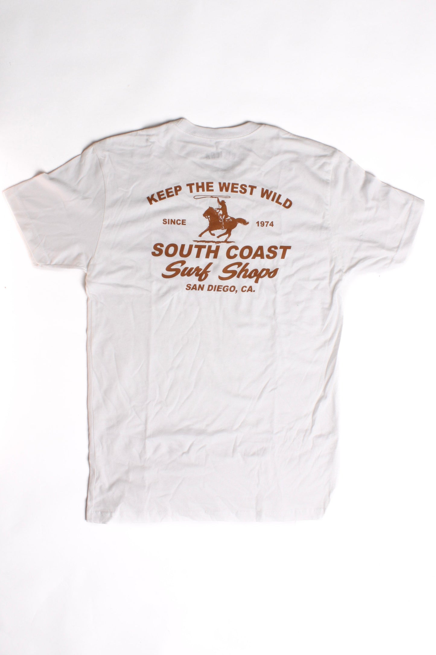 South Coast Mens Keep it Wild tee White