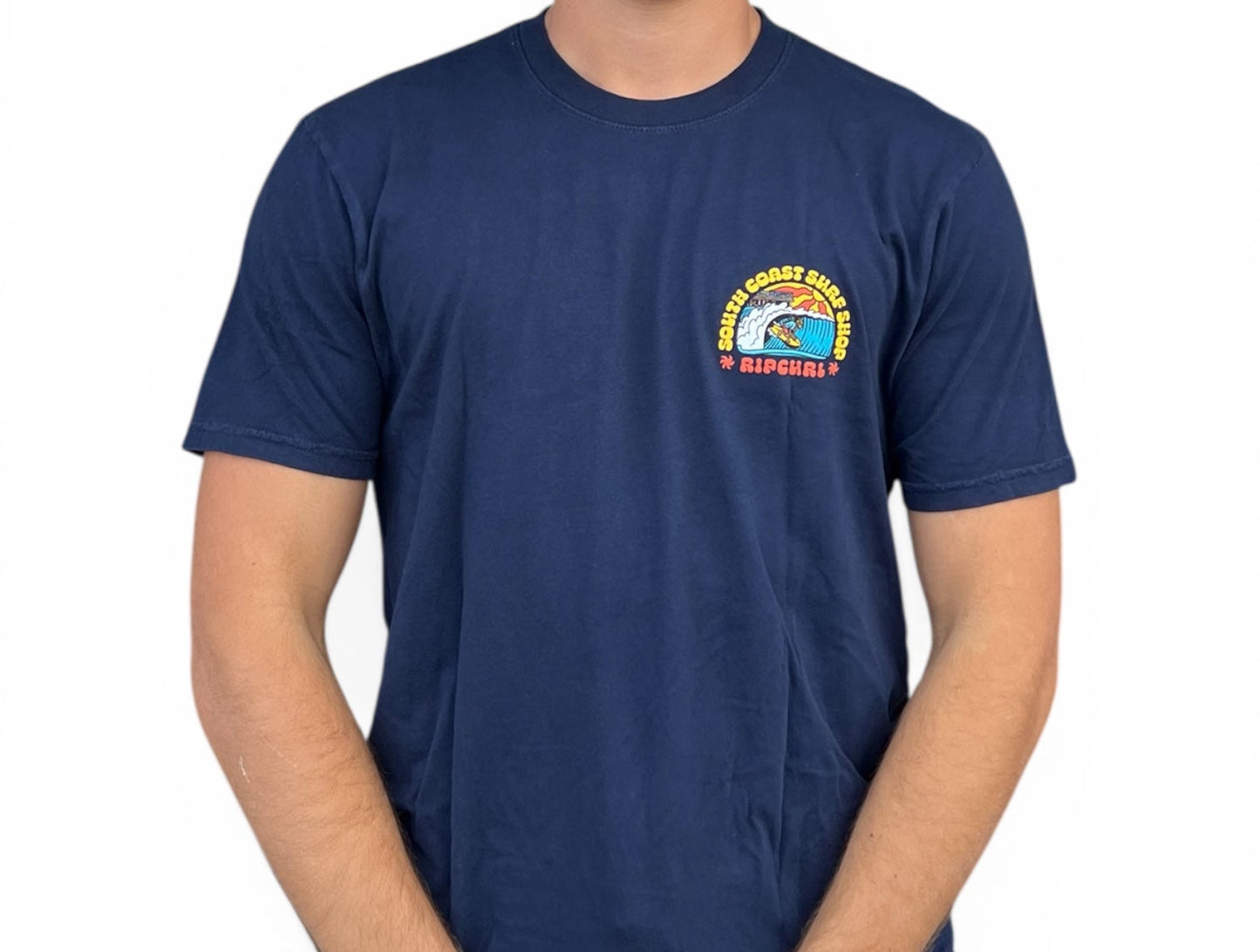 South Coast X Rip Curl Men's Tee Navy