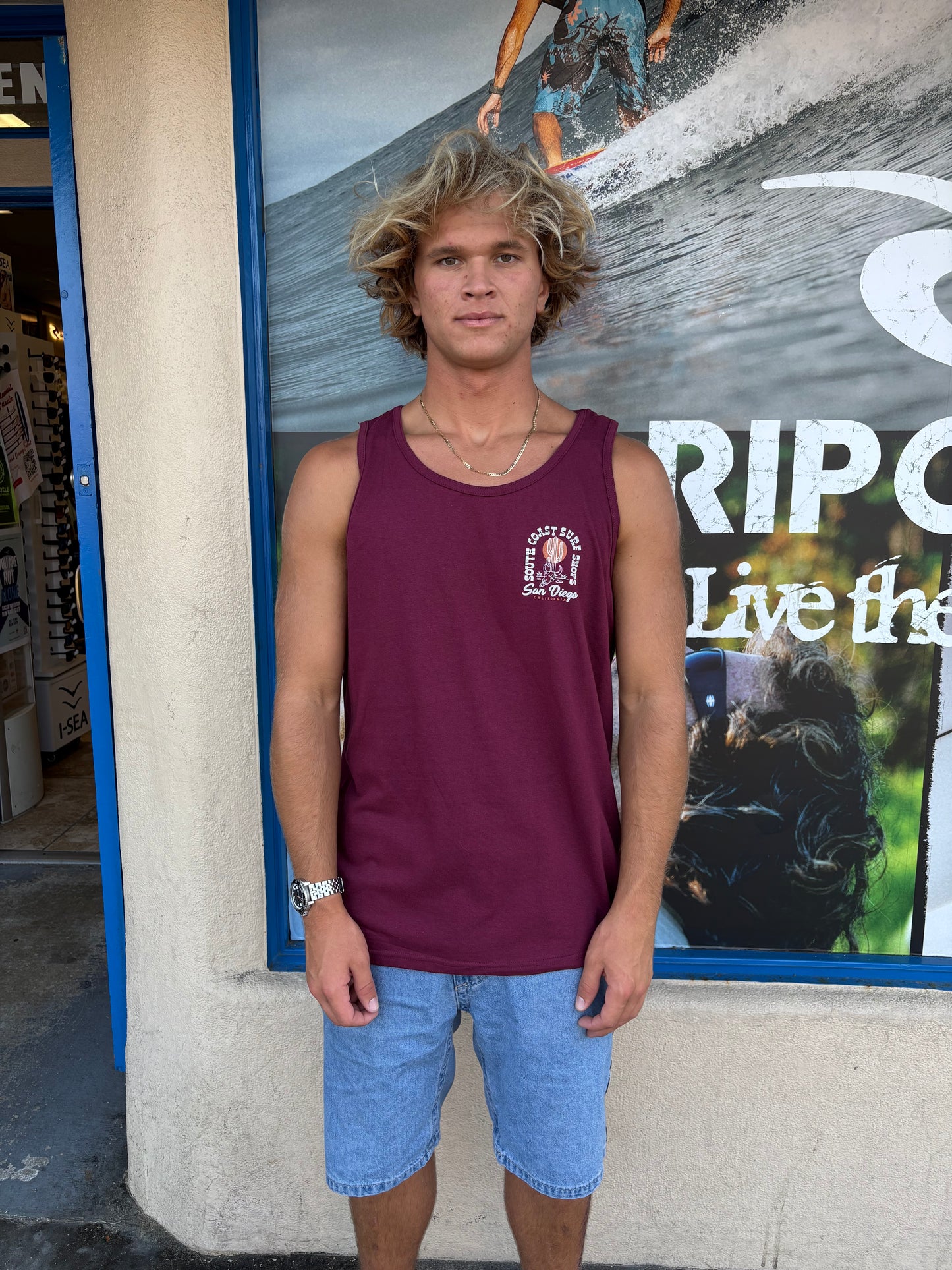 South Coast Saguaro tank Maroon