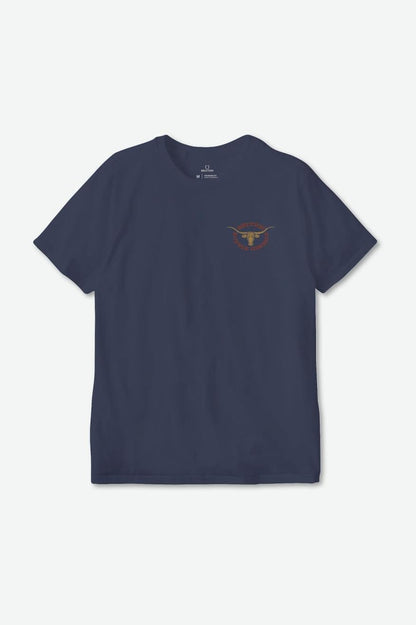 Boswell S/S Standard Tee - Washed Navy Worn Wash