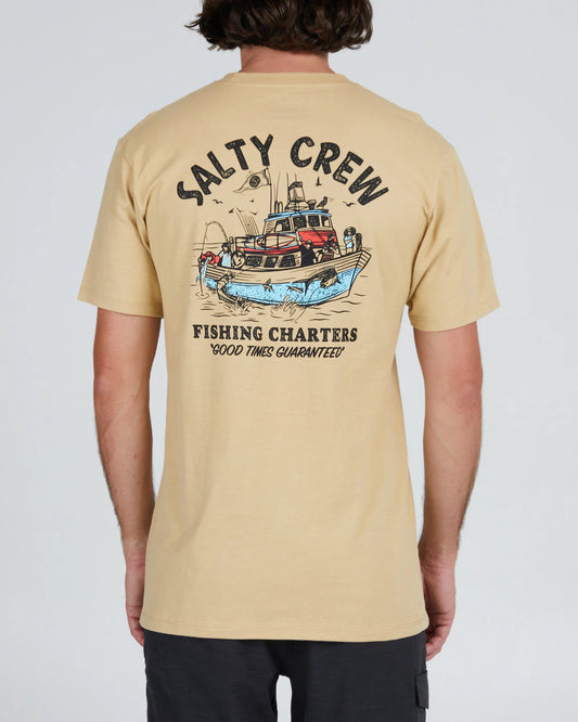 Salty Crew Mens Fishing Charter Tee