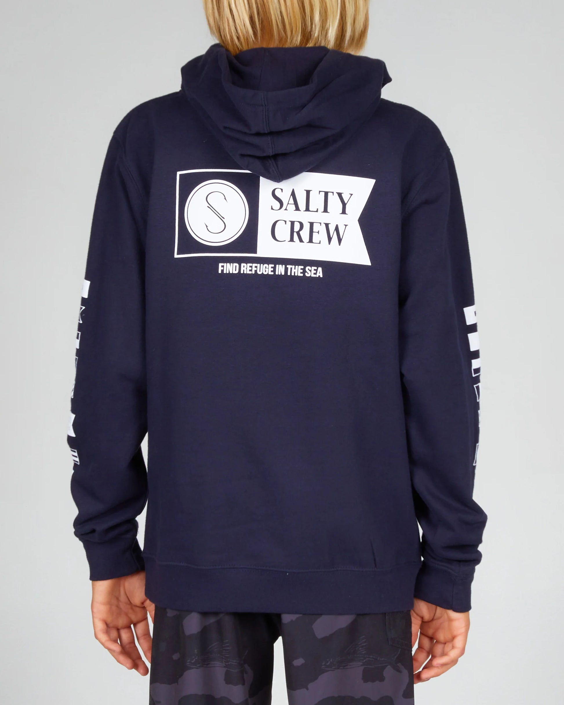 Salty Crew Boys Alpha Flag Hoodie South Coast Surf Shops Online