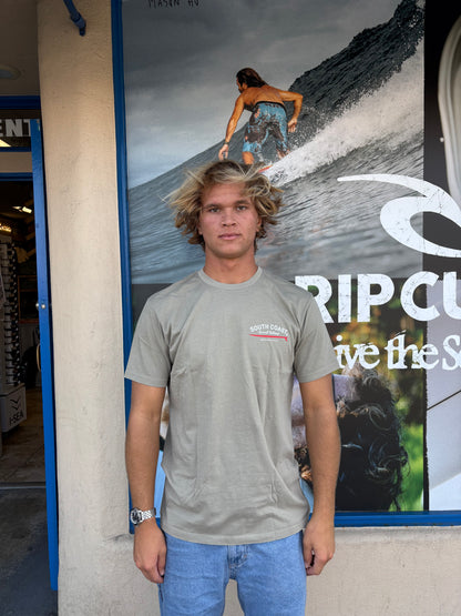 South Coast Classic Surf tee Cement