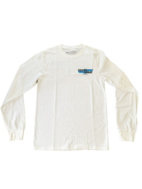 SOUTH COAST MENS RETRO FLAG LONGSLEEVE T-SHIRT