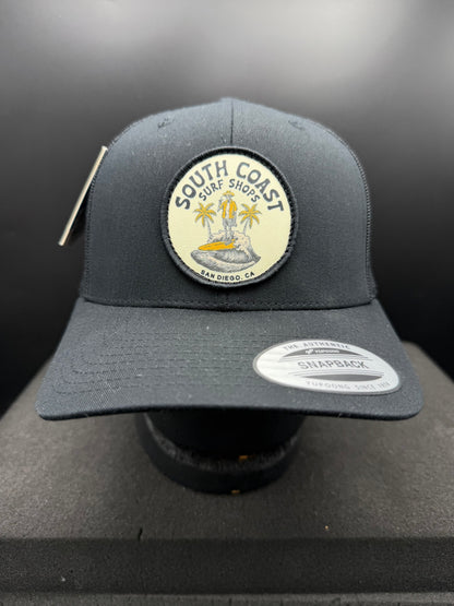 South Coast Adult Skelly Trucker Black