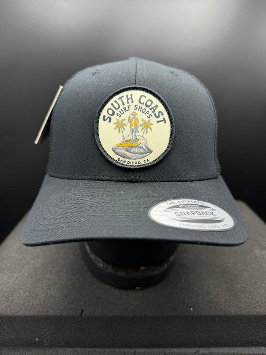 South Coast Adult Skelly Trucker Black
