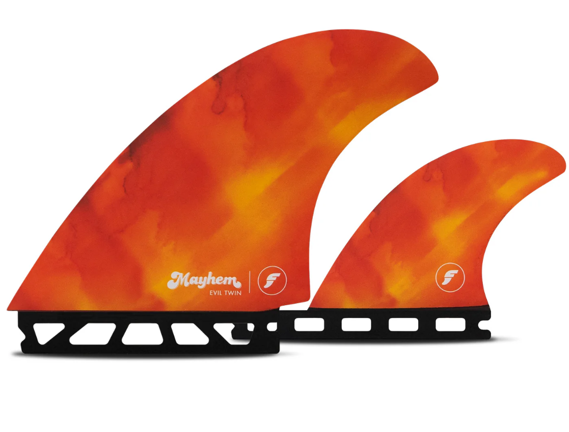 Futures Mayhem Evil Twin +1 Surfboard Fins