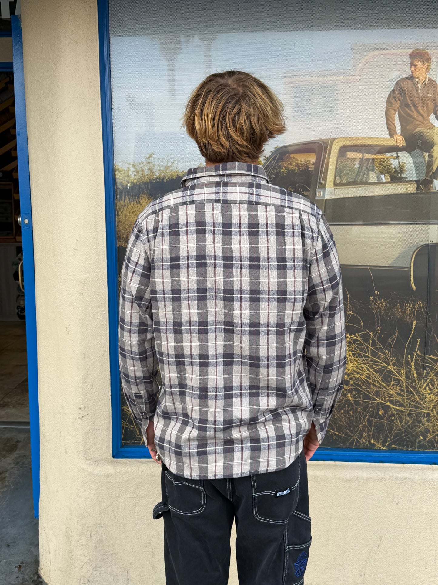 South Coast Ruffin Flannel Navy