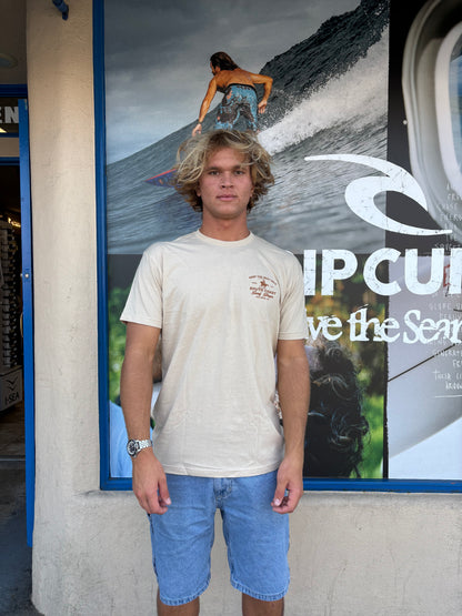 South Coast Mens Keep it Wild tee Cream