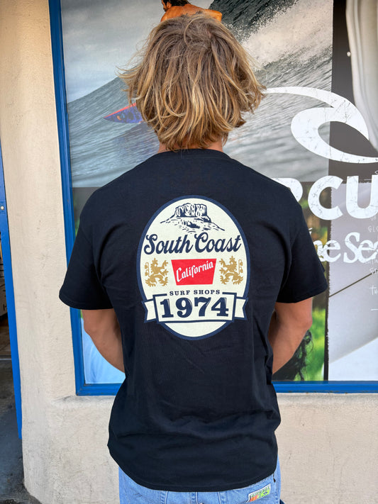 South Coast Mens Original tee Black