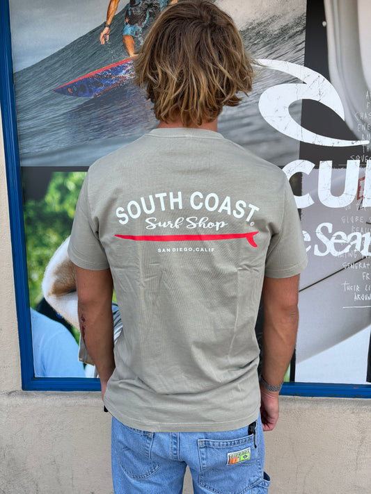 South Coast Classic Surf tee Cement