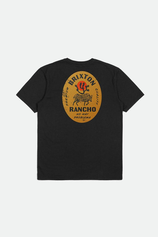Rancho S/S Tailored Tee - Black