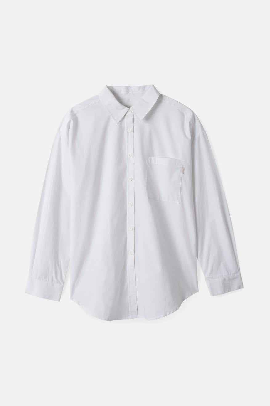 Sidney Oversized L/S Shirt - White