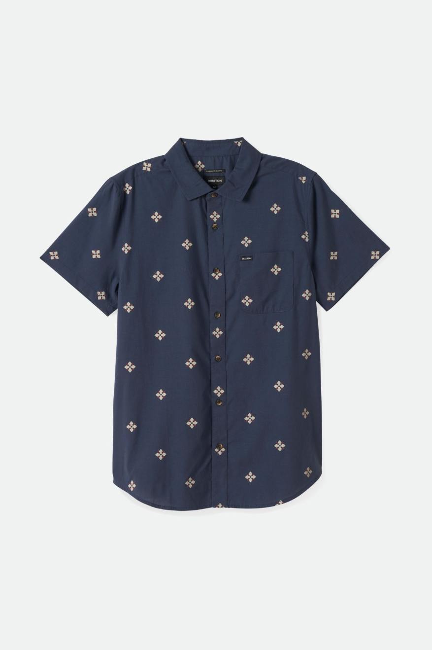 Charter Print S/S Woven Shirt - Ombre Blue Bandana Floral