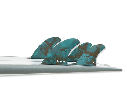Futures Fins Christenson 5-Fin Set - Blue/Brown