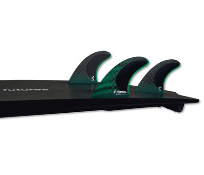 Futures Fins F6 Blackstix Medium Thruster Fin Set