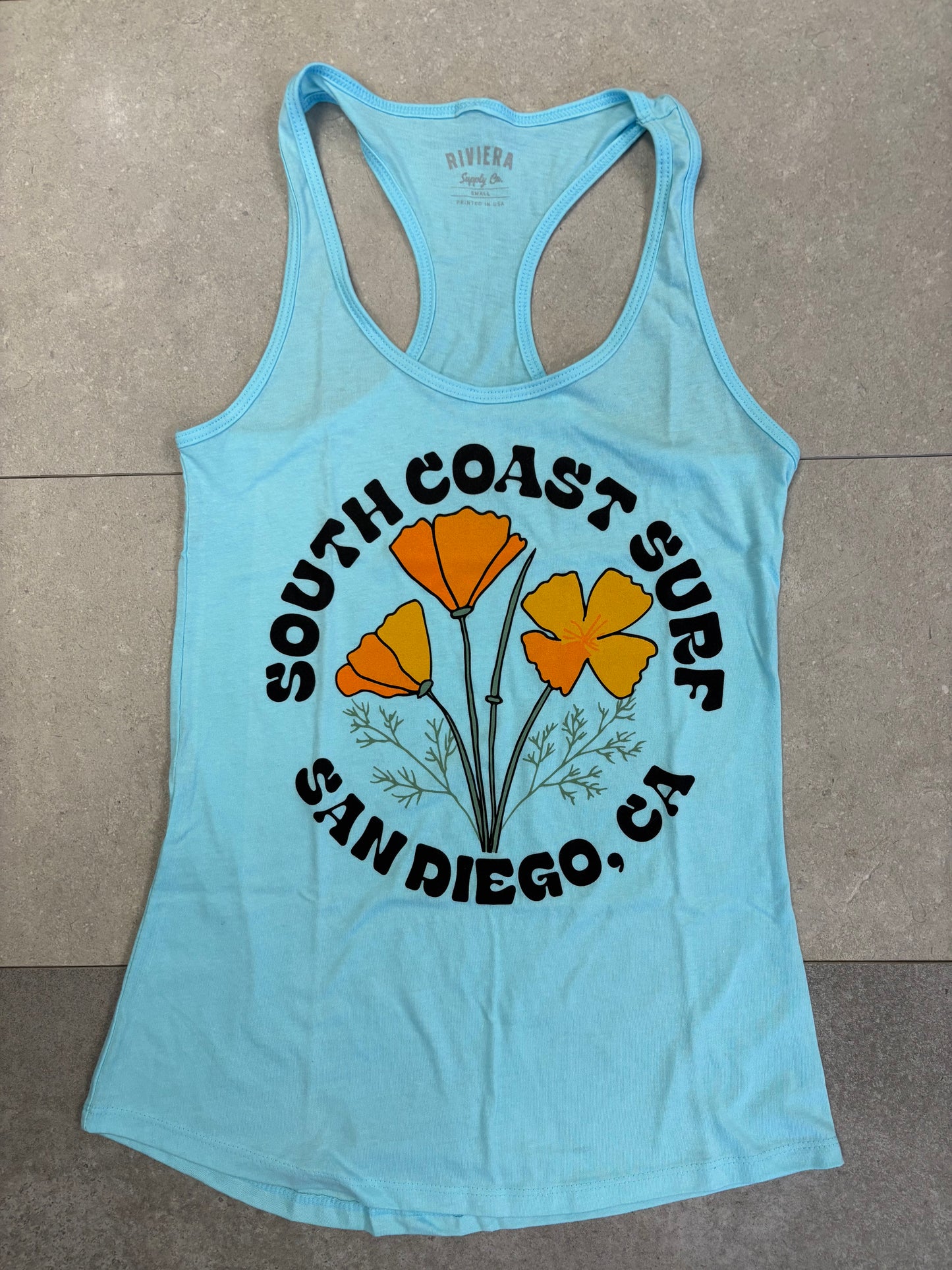 South Coast Ladies Flower Style Tank