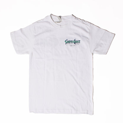 SOUTH COAST MENS TIKI LOGO TEE White
