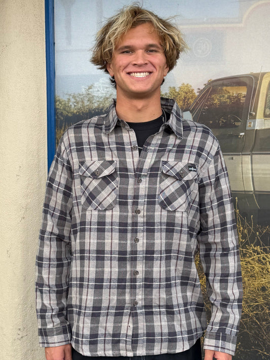 South Coast Ruffin Flannel Navy