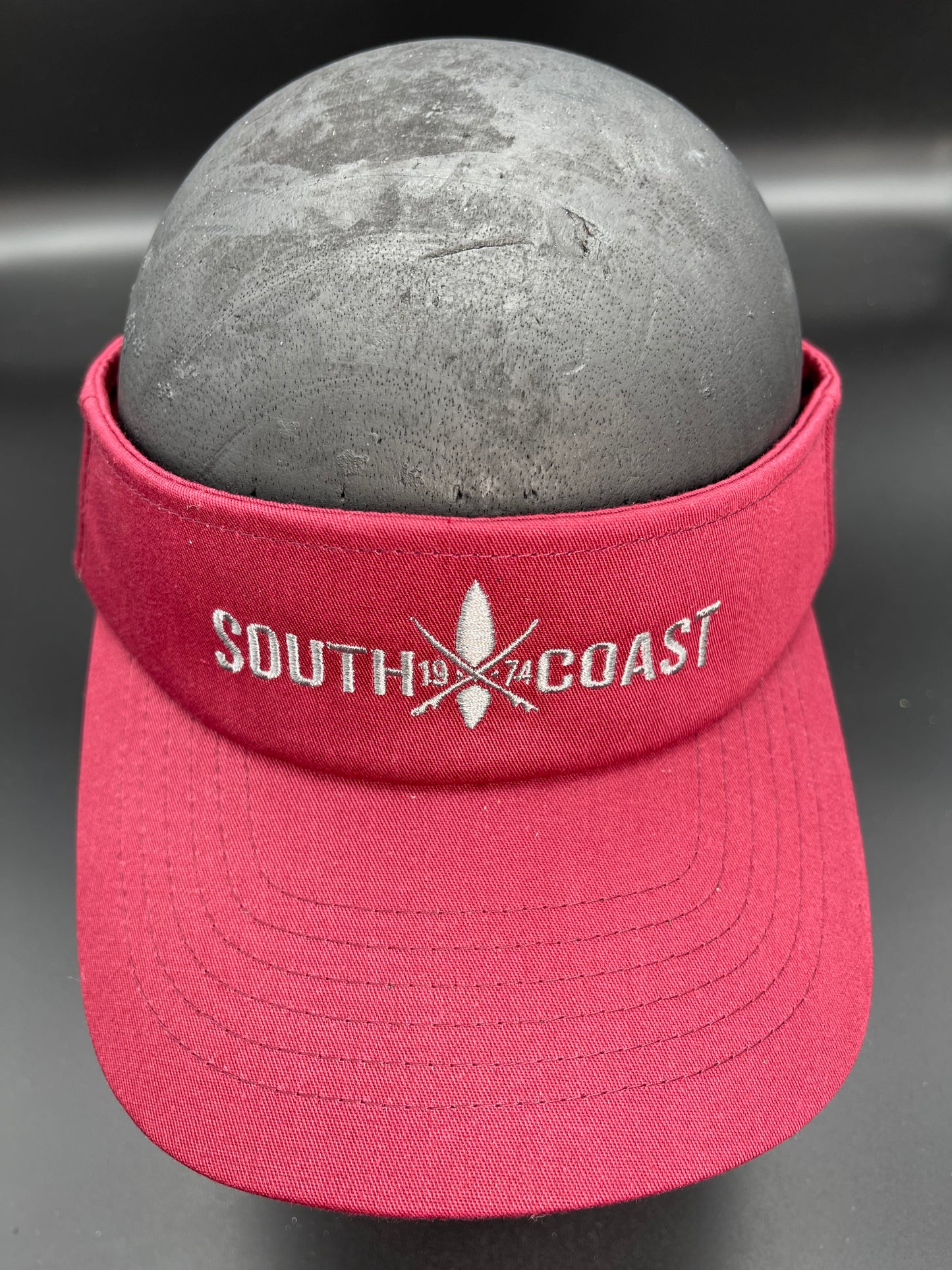 South Coast Adult Cross Logo Visor Red