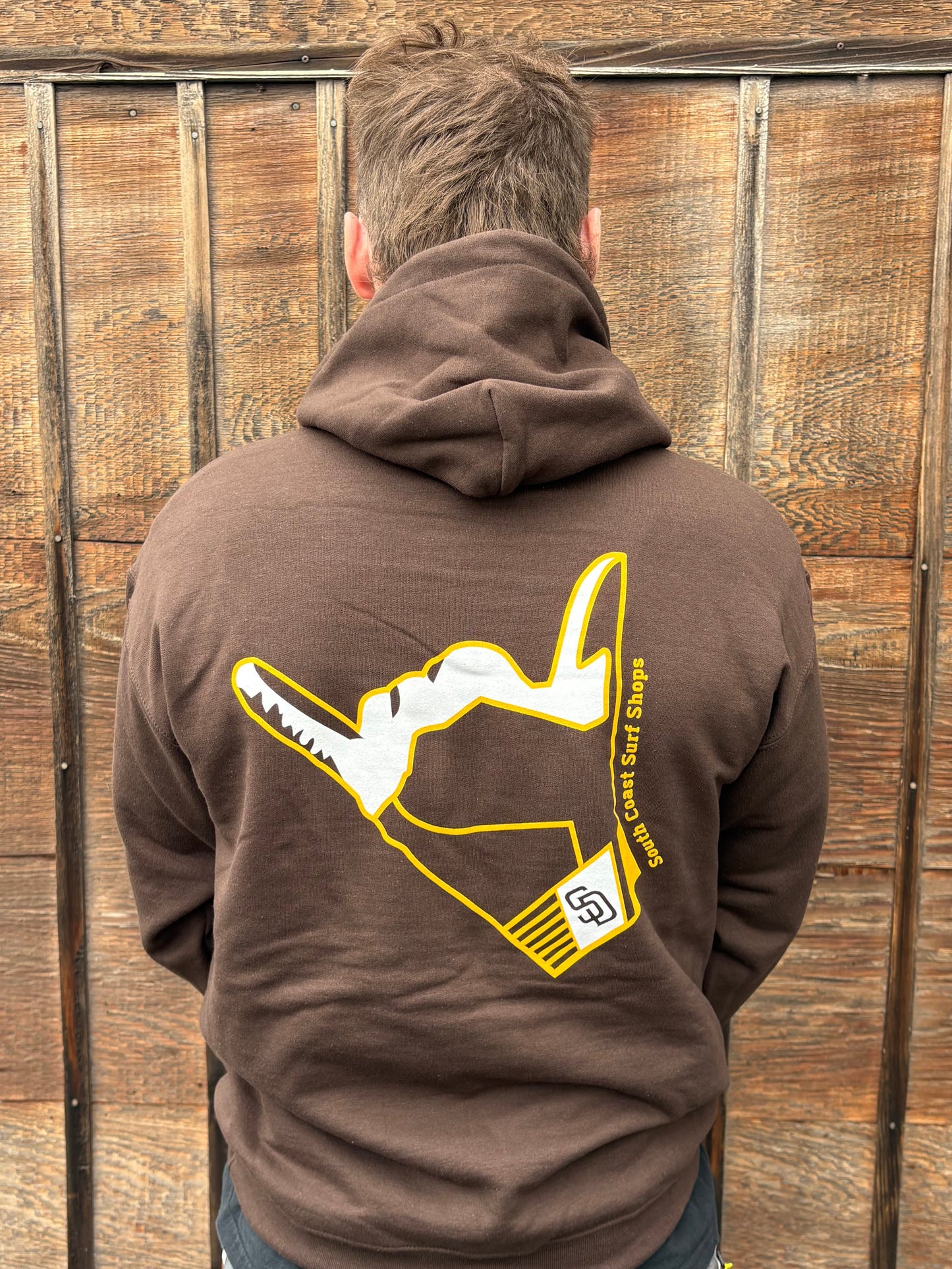 South Coast Adult SC Shaka Hoodie Brown