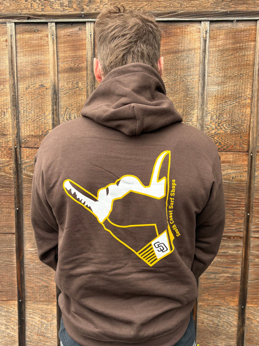 South Coast Adult SC Shaka Hoodie Brown