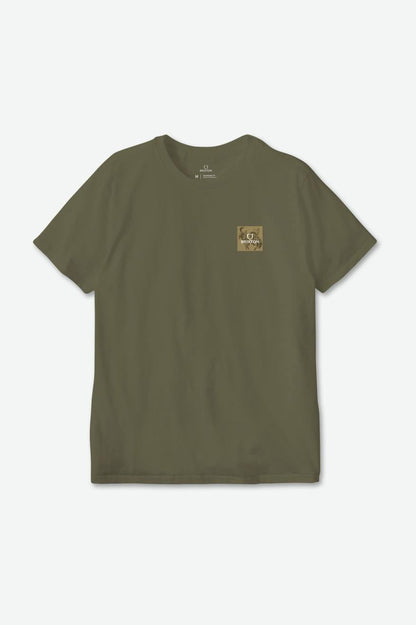 Alpha Square S/S Standard Tee - Olive Surplus/Antelope/Off White