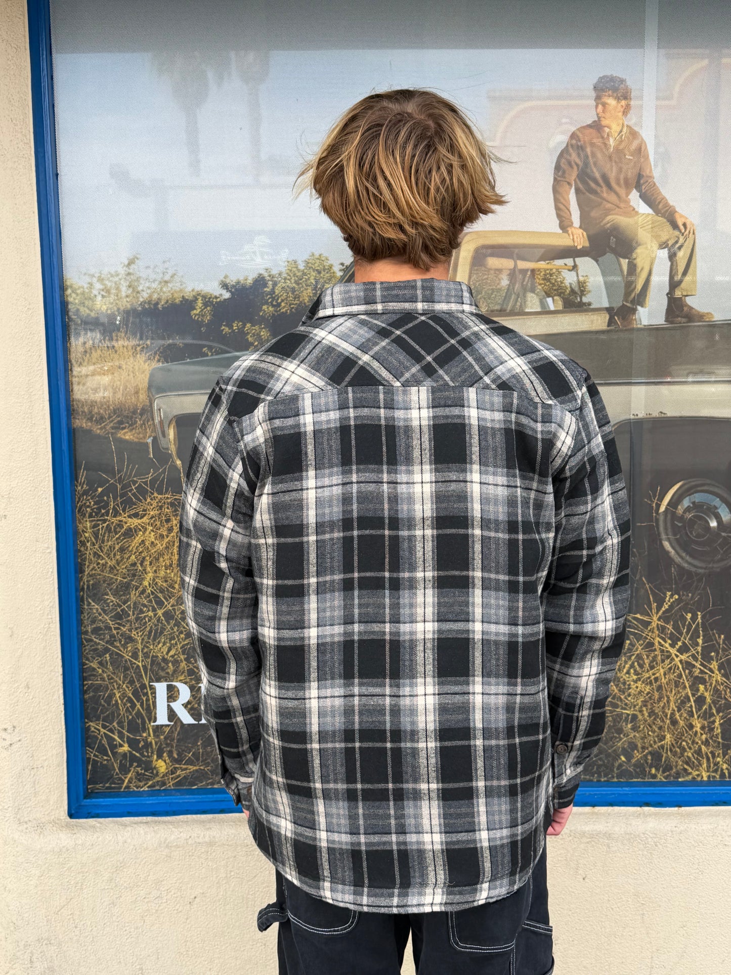 South Coast Zack Flannel Blk