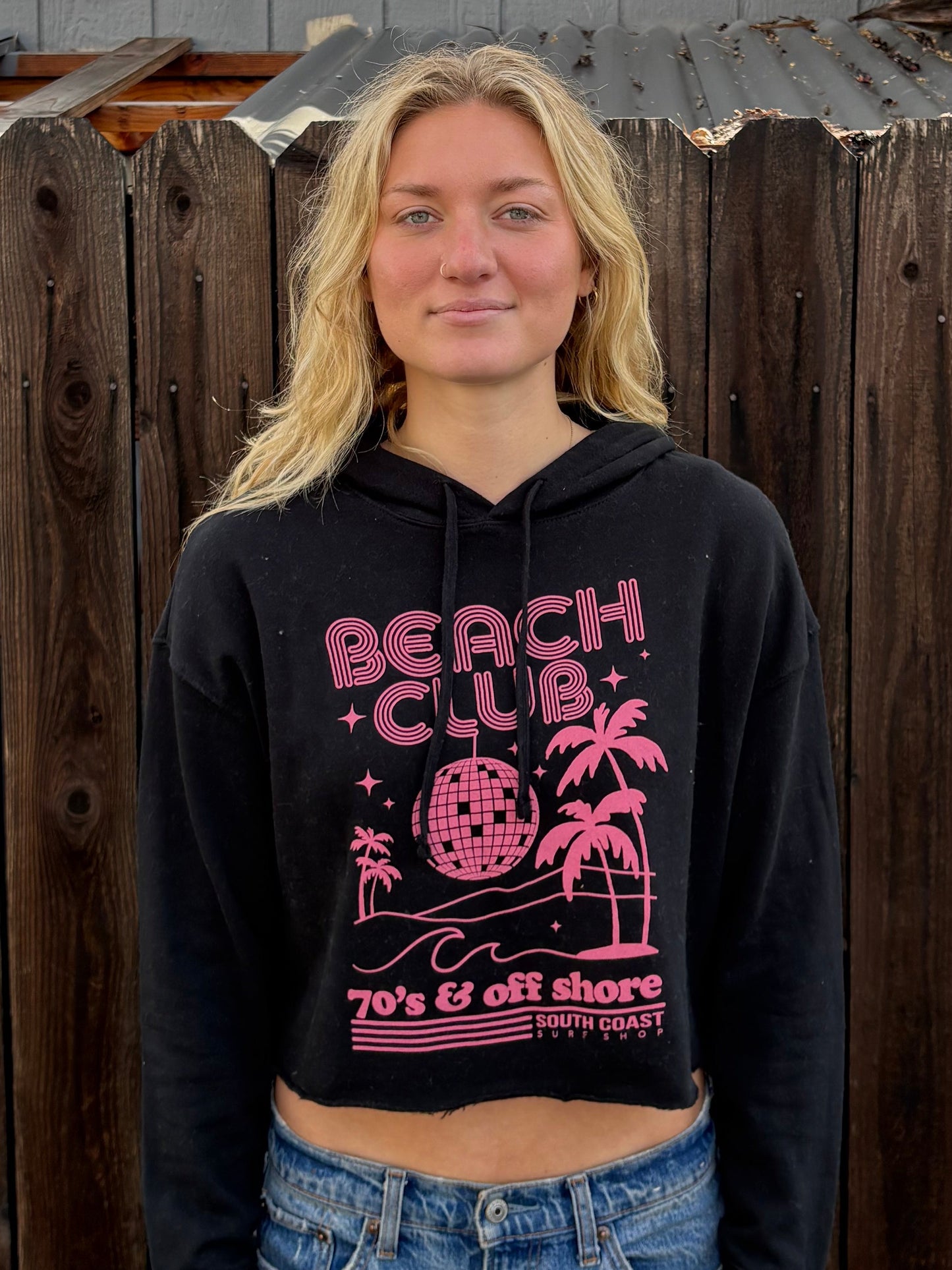 South Coast Ladies Club 70 Hoodie Black