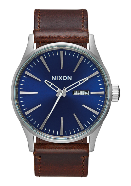 Nixon Sentry Leather Watch