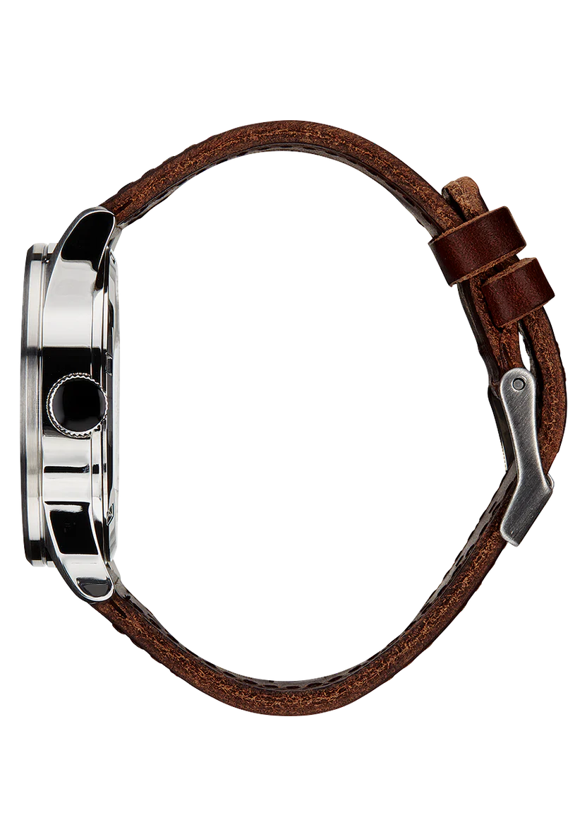 Nixon Sentry Leather Watch