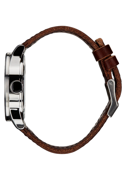 Nixon Sentry Leather Watch