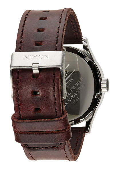 Nixon Sentry Leather Watch