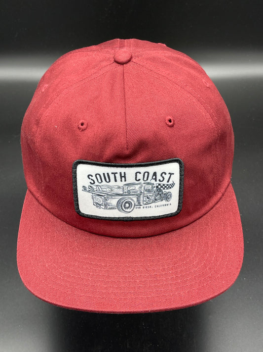 South Coast Adults Hot Rod Hat Maroon