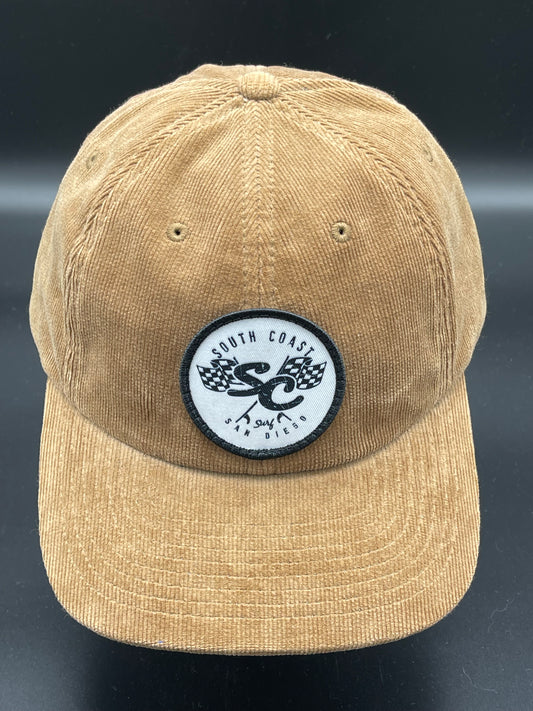 South Coast Rat Rod Cord Hat Brown