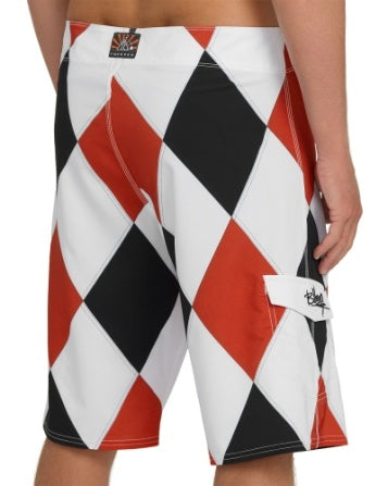 Billabong Andy Irons Men's Diamonds Pro 22" Boardshorts True Red