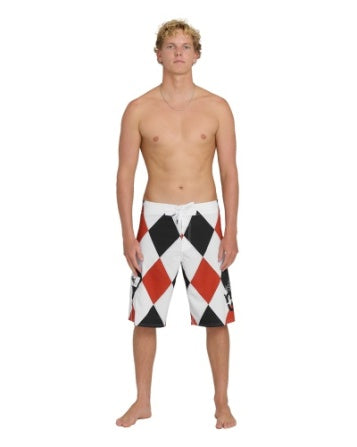 Billabong Andy Irons Men's Diamonds Pro 22" Boardshorts True Red