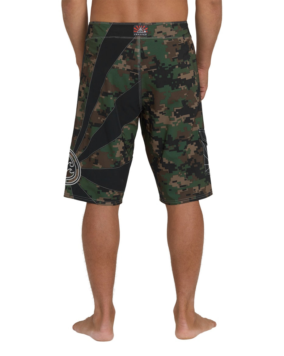 Billabong Andy Irons Men's Rising Sun Pro 22" Boardshorts Dark Olive