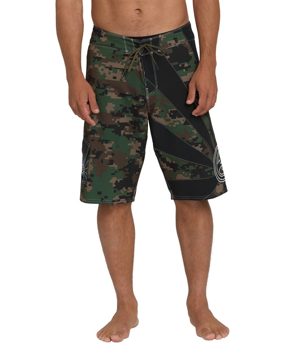Billabong Andy Irons Men's Rising Sun Pro 22" Boardshorts Dark Olive
