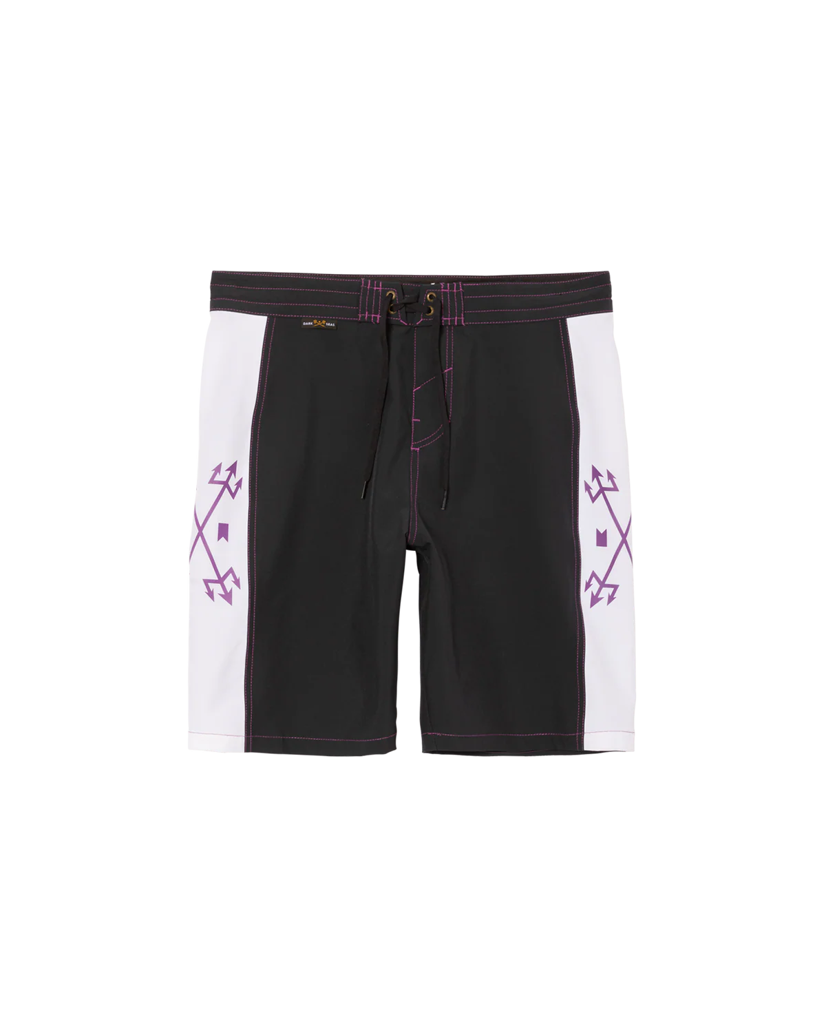 Dark Seas Allen Boardshort Black/White