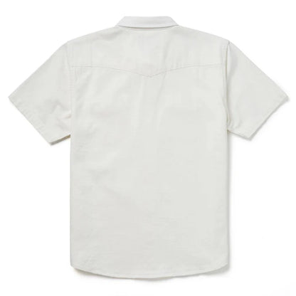 Seager Amarillo Short Sleeve Shirt Vintage White