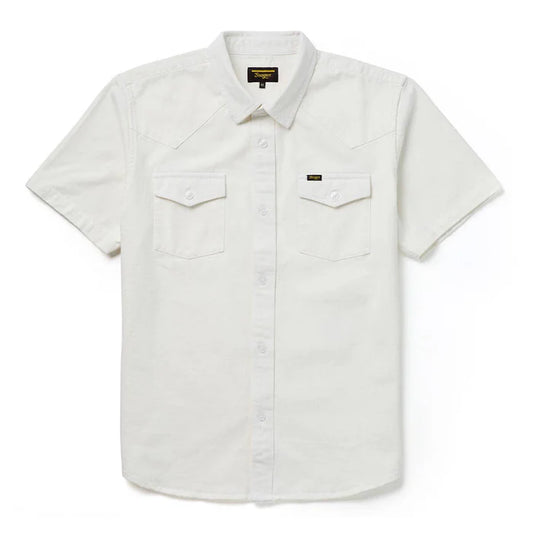 Seager Amarillo Short Sleeve Shirt Vintage White