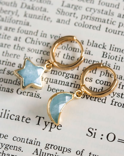 Sky Gazing Mismatched Hoop Earrings