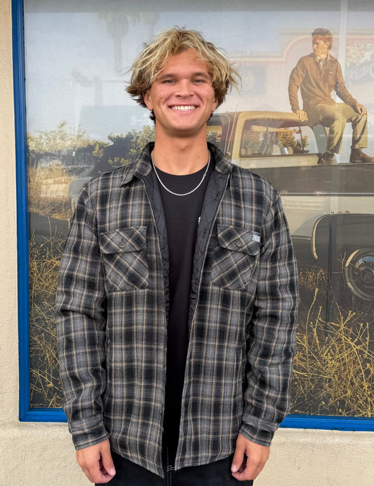 South Coast Jack Flannel Grey