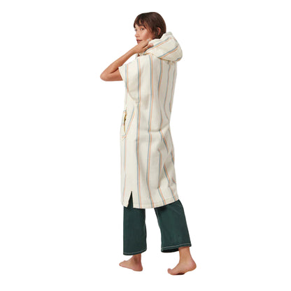 Slowtide Baja Stripe Fouta Lightweight Turkish Poncho