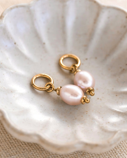 Barely There Pearl Interchangeable Hoop Earring Charms