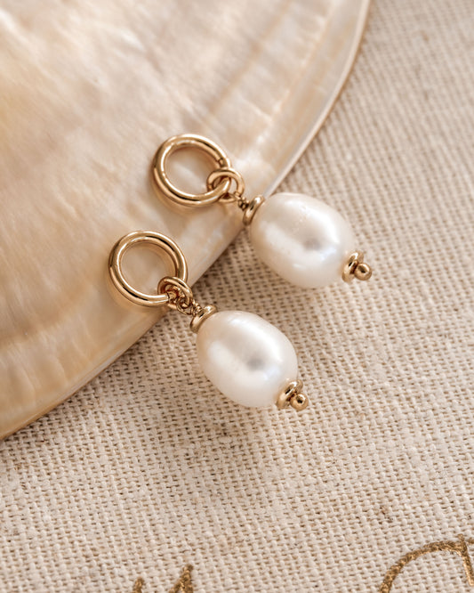 Barely There Pearl Interchangeable Hoop Earring Charms