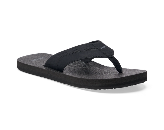 Sanuk Men's Beer Cozy IV Sandals Black