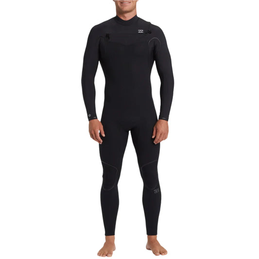 Billabong Men's 4/3MM Furnace Natural Upcycler Chest Zip Wetsuit