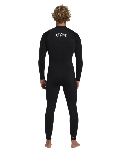 Billabong Men's Foil 3/2mm Chest Zip Wetsuit Black